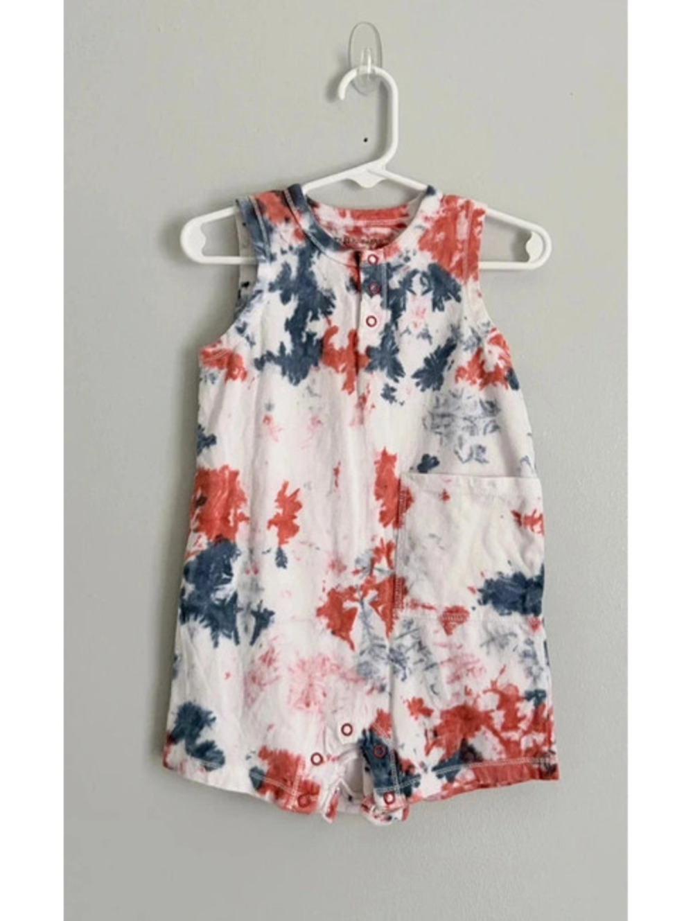 Burt’s Bees Baby Tie Dye Romper 18M